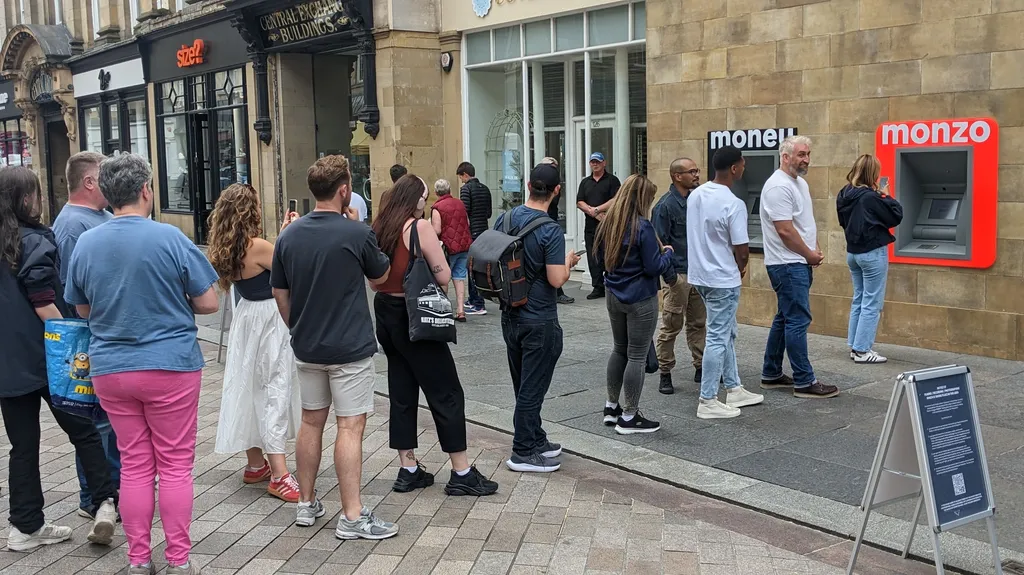 Monzo x Greggs ATMmmm - Sausage roll dispensing ATM